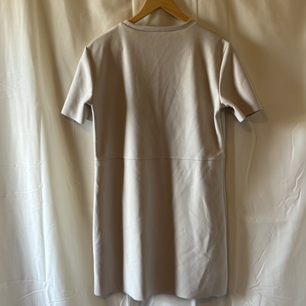 Zara Cream Short Sleeve Dress a217 - Picture 5 of 5